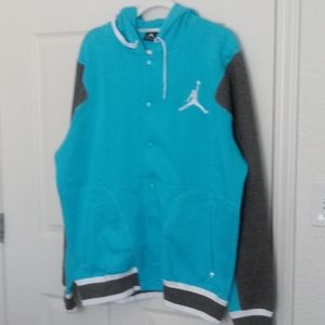 Nike Jordan Jumpman snap button varsity hooddie XL